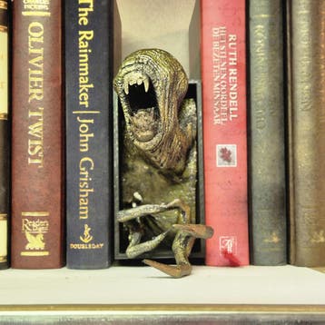 Book nook alien - bookshelf fantasy sci-fi decor, Verzamelen, Beelden en Beeldjes, Verzenden, Nieuw