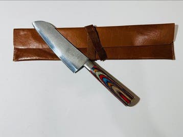 Hekito - Keukenmes - Santoku - Exclusieve vintage