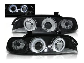 Angel Eyes koplampen Black geschikt voor BMW E39, Auto-onderdelen, Verlichting, Verzenden, Nieuw, BMW