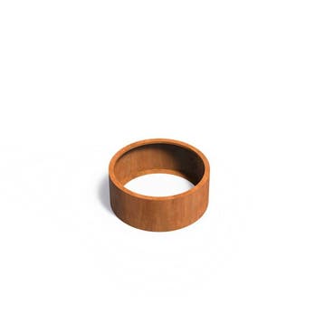 Plantenbak Cortenstaal Ø 100xH40 cm zonder bodem, Tuin en Terras, Bloembakken en Plantenbakken, Verzenden, Nieuw