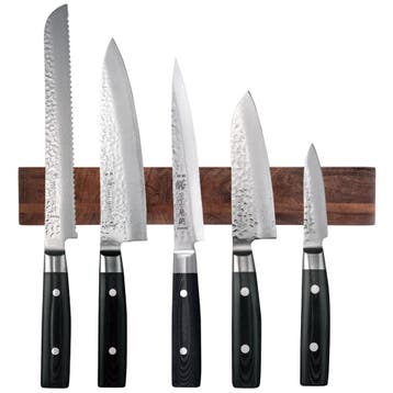 Yaxell Zen Messenset – 6-delig – Magnetische Messenstrip, Ophalen of Verzenden, Nieuw, Hout