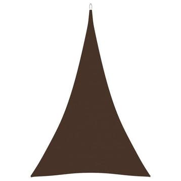 Zonnescherm driehoek bruin 4x5x5m - Retoerdeal, Ophalen of Verzenden, Zo goed als nieuw