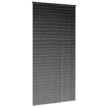 vidaXL Insectengordijn 100x220 cm bamboe donkergrijs, Verzenden, Nieuw, Grijs