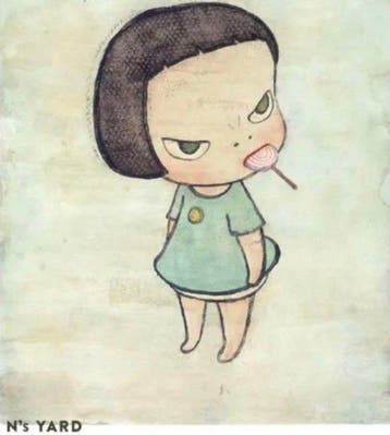 Yoshitomo Nara - Yoshitomo Nara Lollipop B3 Poster –