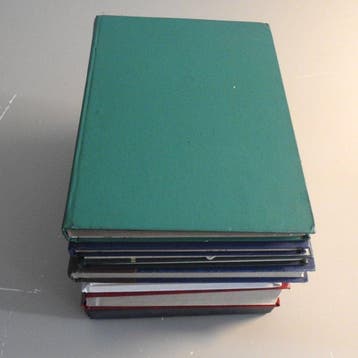 Wereld - Postzegels wereld in 10 mappen/albums, Gestempeld
