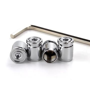 TT-products ventieldoppen Sport Anti-theft Chrome, Ophalen of Verzenden, Nieuw