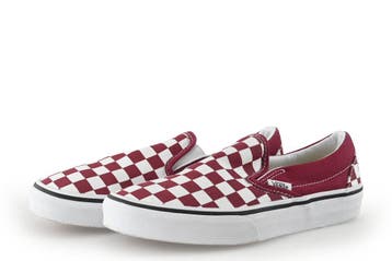 Vans Instappers in maat 36½ Rood, Verzenden, Instappers, Zo goed als nieuw, Vans