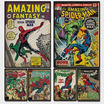 Retro Marvel Spider-Man Poster: Iconische Superheld Kunst vo, Verzenden, Nieuw
