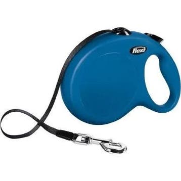 Flexi New Classic L Tape 8 meter Blauw (Hondenriemen), Verzenden, Nieuw