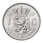 Nederlandse zilveren Gulden 1967, Postzegels en Munten, Munten | Nederland, Verzenden, Koningin Juliana, Losse munt, Zilver