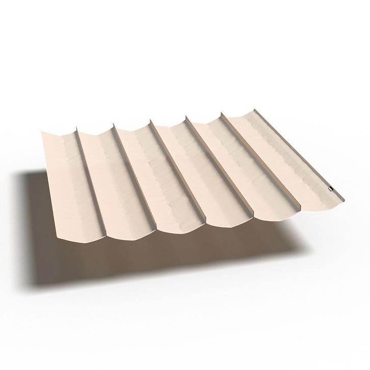 Platinum Harmonica schaduwdoek - B 3,7m L 5,0m - Gebroken, Tuin en Terras, Partytenten, Verzenden