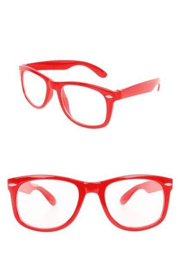 Blues brother bril rood met blank glas, Ophalen of Verzenden, Nieuw