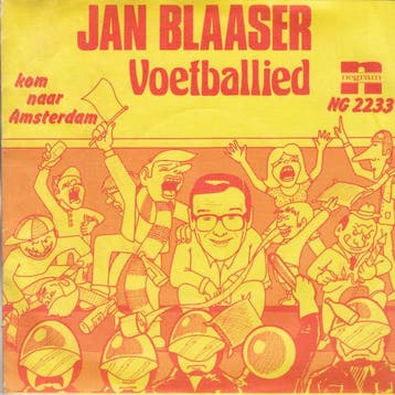 vinyl single 7 inch - Jan Blaaser - Voetballied, Verzenden, Zo goed als nieuw, 7 inch, Nederlandstalig