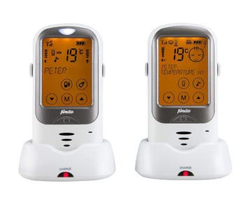 Alecto DBX-68 - Outdoor Babyfoon - Tot 1km bereik - Wit/Antr, Verzenden, Zo goed als nieuw