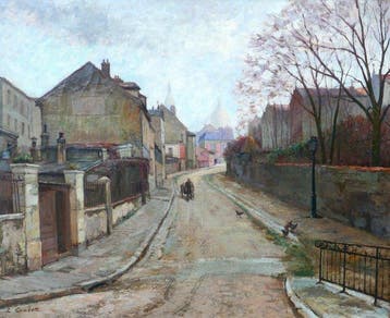 Léon Coulet (1873-1924) - Paris, Montmartre, la rue de, Antiek en Kunst