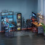 Gaming bureau - Gaming desk - Hoekbureau - 170x100 cm - Brui, Verzenden, Zo goed als nieuw