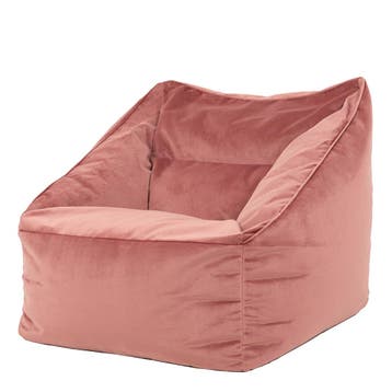 Natalia Zitzak Stoel Velvet - Roze, Verzenden, Nieuw