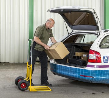 Kongamek steekwagen met opklapbaar draagvlak, draagvermogen, Verzenden