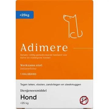 Adimere tegen vlooien, teken & zandvliegen - Hond L, Verzenden, Nieuw
