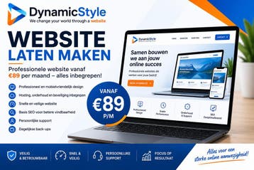 Website laten maken | WordPress Specialist | Vanaf €89 p/m, Webdesign