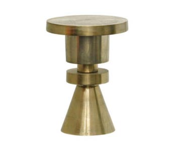 Bijzettafel Isa | Goud Aluminium, Ophalen of Verzenden, Nieuw