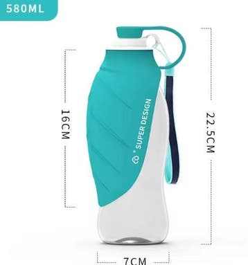 Draagbare Hondenwaterfles – Opvouwbare Drinkbak voor Reizen, Dieren en Toebehoren, Verzenden, Nieuw