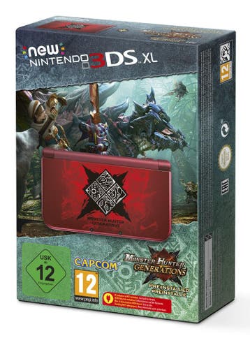 Nintendo New 3DS XL Console - Monster Hunter Generations Edi, Spelcomputers en Games, Spelcomputers | Nintendo 2DS en 3DS, Verzenden
