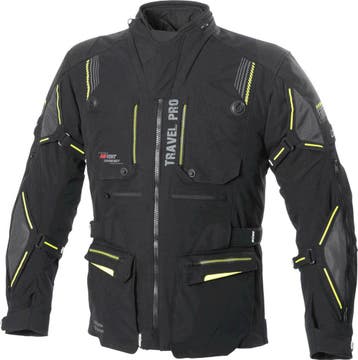 Büse Travel Pro Zwart Grijs Geel Textiel Jas, Nieuw met kaartje, Jas | textiel, Büse, Heren