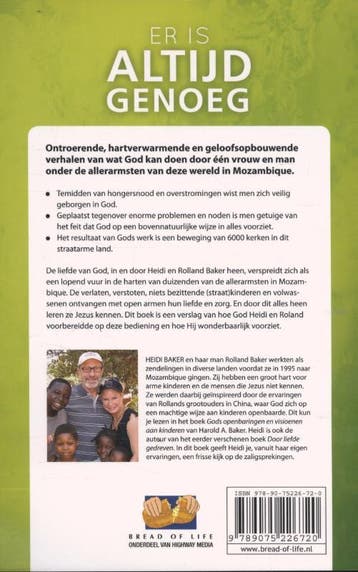 Er is altijd genoeg 9789075226720 Heidi Baker, Boeken, Verzenden, Zo goed als nieuw, Heidi Baker