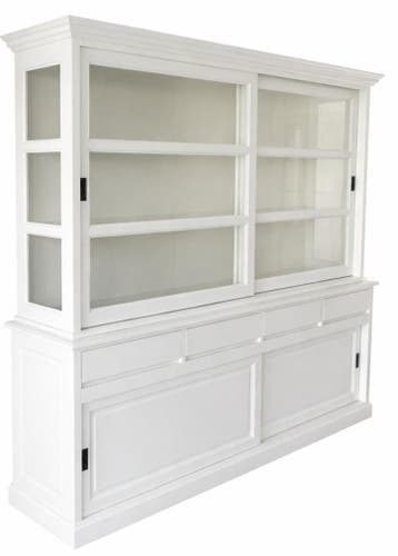 Buffetkast wit Tilburg 240cm soft close greeploos, Ophalen of Verzenden, Nieuw