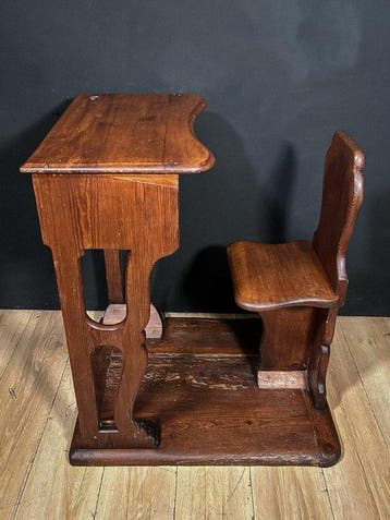 Bureau - Hout - Schoolbank