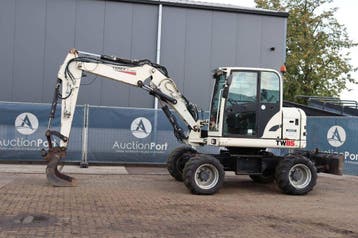 Veiling: Wielgraafmachine Terex/Schaeff TW85 Diesel 53kW 200, Zakelijke goederen, Ophalen, Graafmachine