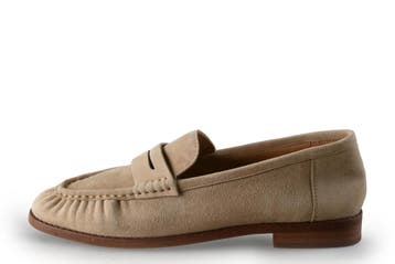 Stefano Lauran Loafers in maat 38 Beige, Kleding | Dames, Schoenen, Verzenden, Beige, Overige typen, Zo goed als nieuw