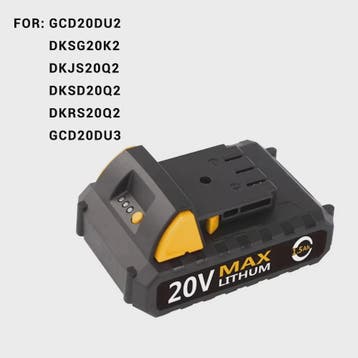 DEKO Lithium-Ion Accu Pack 12V, 16V, 20V voor Draadloze Boor, Verzenden, Nieuw