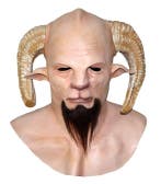 Krampus masker latex, Verzenden, Nieuw