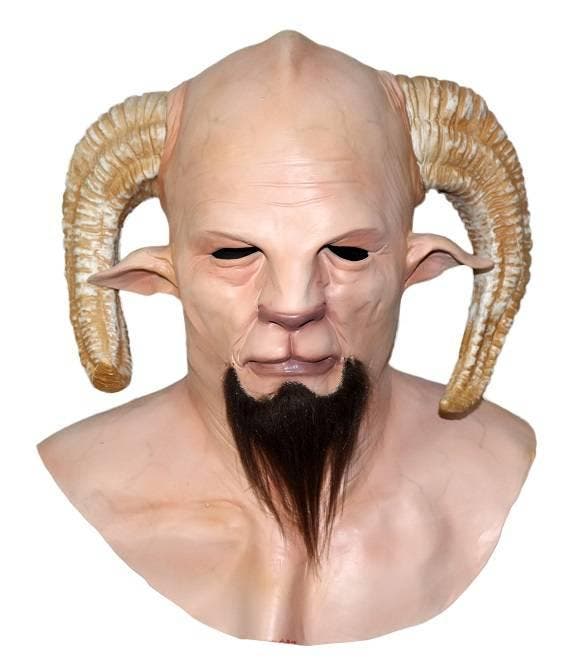 Krampus masker latex, Hobby en Vrije tijd, Feestartikelen, Nieuw, Verzenden
