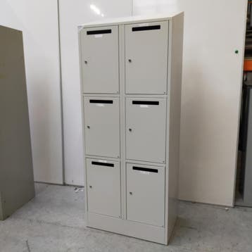 6-deurs postvakkenlockerkast - 200(186)x80x50 cm, Ophalen of Verzenden, Nieuw