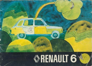 1975 Renault 6 instructieboekje handleiding Nederlands, Auto diversen, Handleidingen en Instructieboekjes, Verzenden