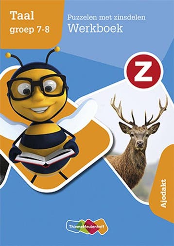 groep 7-8 Puzzelen met zinsdelen Ajodakt / Z-Taal Werkboek, Verzenden, Zo goed als nieuw, Ofke Teekens