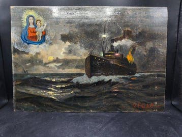 Votiefgeschenk - Hout - 1910-1920