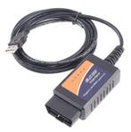 OBD2 USB DIAGNOSTIC INTERFACE elm 327 elm327 2jr GARANTIE, Verzenden, Nieuw
