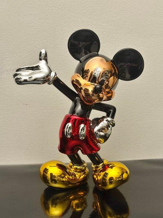 GF Exclusives - Chrome Colored Mickey Mouse, Antiek en Kunst, Kunst | Designobjecten