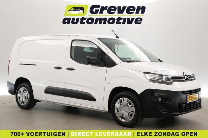 Citroën Berlingo 1.5 BlueHDI L2 102PK  Airco  Camera  Cruise, Auto's, Bestelauto's, Te koop, Handgeschakeld, Diesel, Wit, Citroën