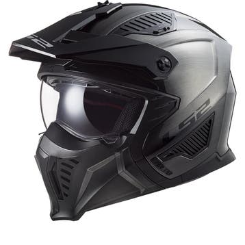 LS2 OF606 Drifter Jeans Titanium 06 Multi Helm, Jethelm, Nieuw met kaartje, Overige merken, Heren