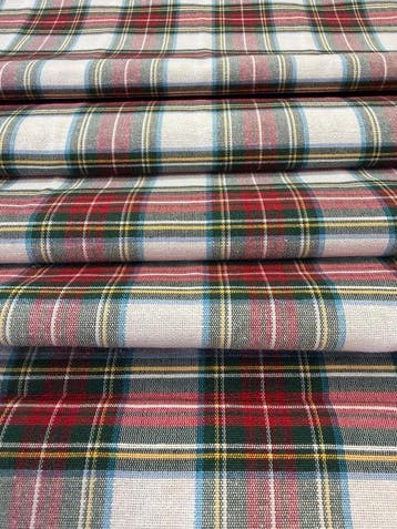 1789Raffinato tartan getint in dubbele draad, dubbelzijdig,