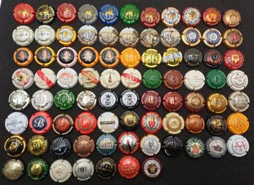 Champagne capsules (84) - Metaal - Verschillende Fransen