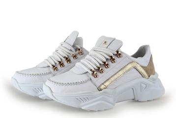 Babouche Sneakers in maat 40 Wit, Verzenden, Wit, Babouche, Sneakers of Gympen