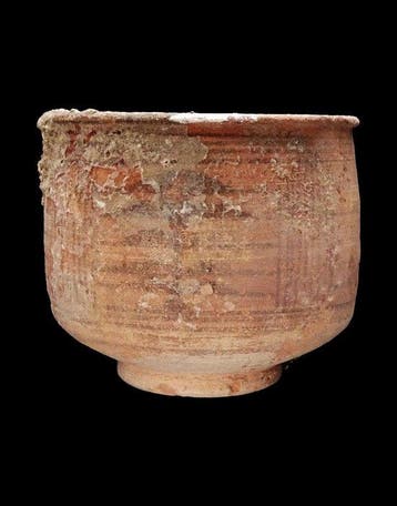 Indus Vallei Terracotta - Kom uit de Indusvallei met decor -