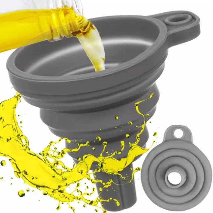 Ruhhy Opvouwbare Siliconen Trechter - Compact en Handig, Auto diversen, Autogereedschap, Nieuw, Ophalen of Verzenden