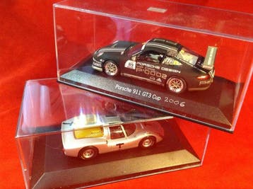 Minichamps 1:43 - Model raceauto (2) - Minichamps Porsche, Nieuw
